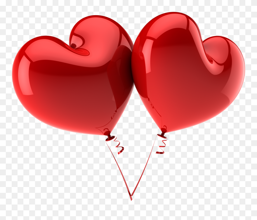 Clip Art Royalty Free Floating Hearts Clipart - Heart Balloon Png Transparent Png