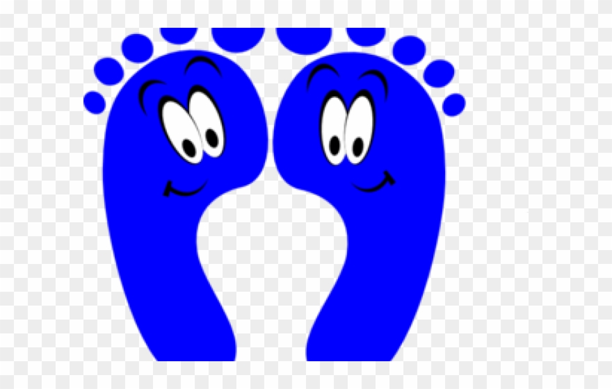 Happy Feet Clipart Kid Foot - Cartoon Feet Clip Art - Png Download