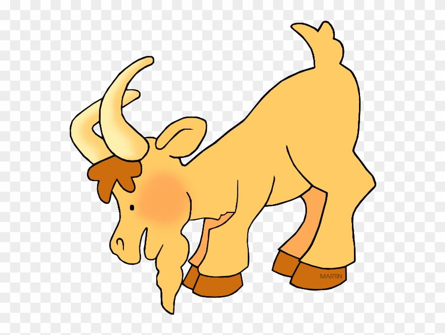 Free Clip Art By Phillip Martin - Phillip Martin Clipart Goat - Png Download