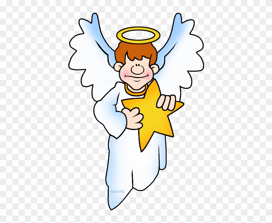 Christmas Clip Art By Angel - Angel Clipart Phillip Martin - Png Download