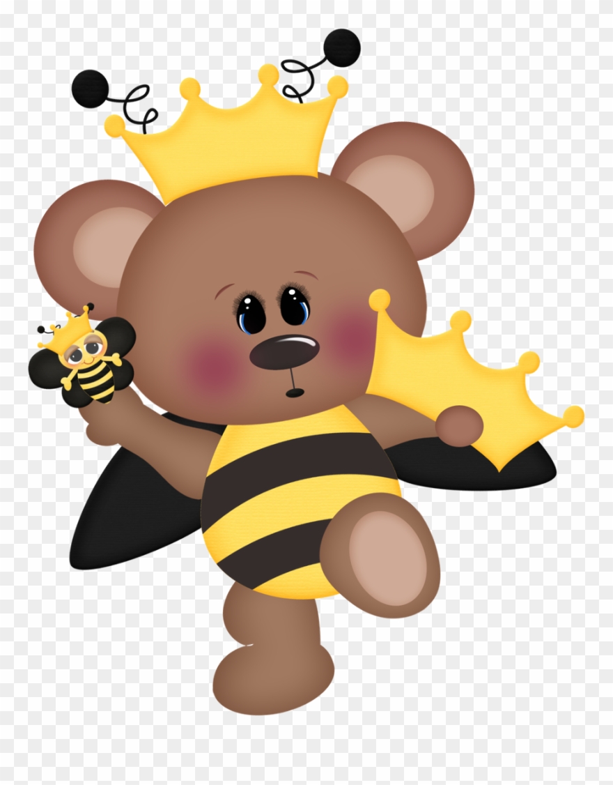 Minus Bee Clipart, Bee Pictures, Bee Party, Buzzy Bee, - Bear And The Bee Cartoon - Png Download
