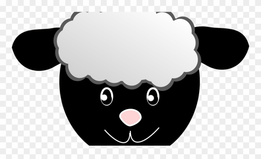 Baa Baa Black Sheep Popular Nursery Rhymes - Free Sheep Face Printables Clipart