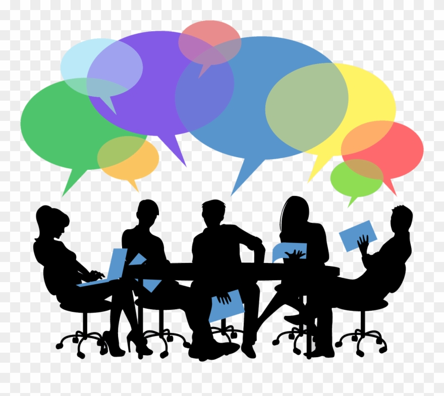 Graphic Picture Of A Meeting - Primary Research Focus Groups Clipart