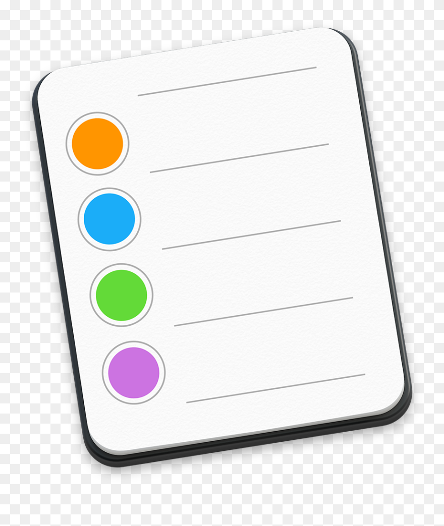Icon Reminder - Mac Reminders App Clipart