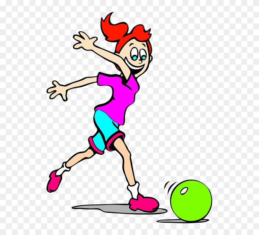 Bowling - Play Bowling Cartoon Clipart