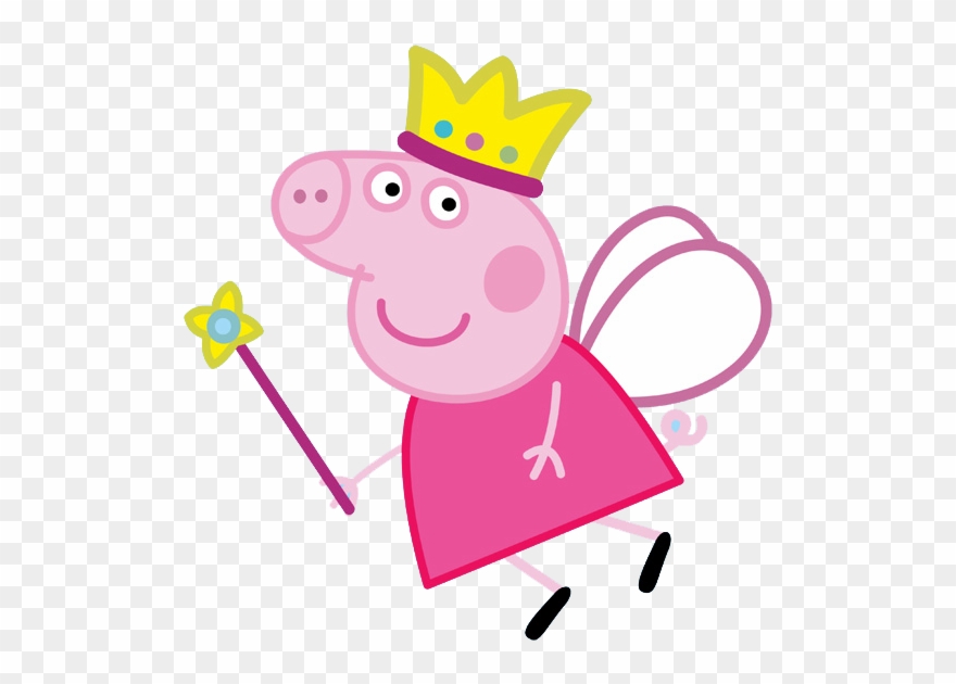 Clipart Pig Beach - Peppa Pig Princess Png Transparent Png