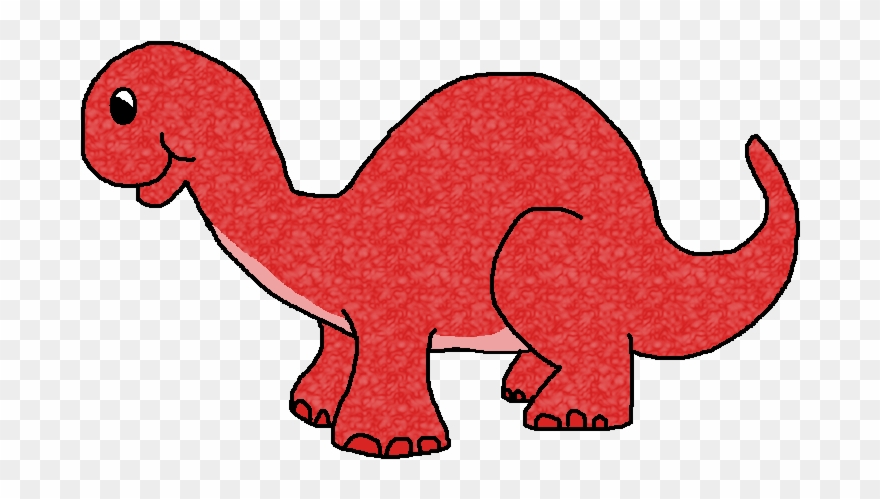 Dinosaurs Clipart Red - Red Dinosaur Clip Art - Png Download