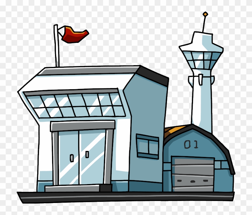 Airport Scribblenauts Wiki Fandom Powered By Wikia - Military Base Cartoon Clipart