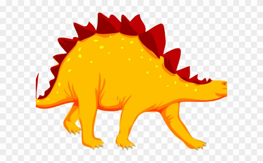 Dinosaur Clipart Baby Boy - Stegosaurus Dinosaur Clip Art - Png Download