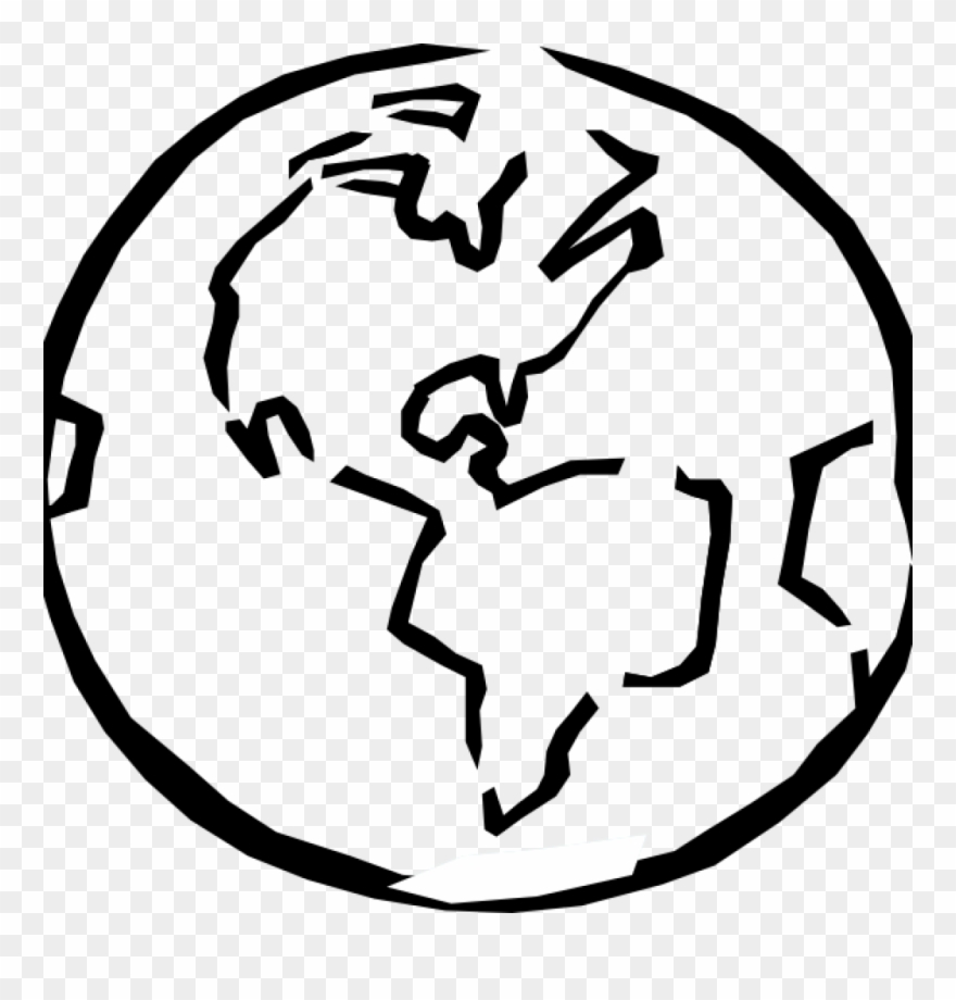 Black And White Dinosaur Hatenylo Com Panda - Earth Black And White Png Clipart