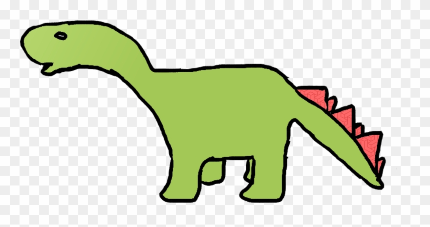 Brontosaurus Drawing Realistic - Drawing Clipart