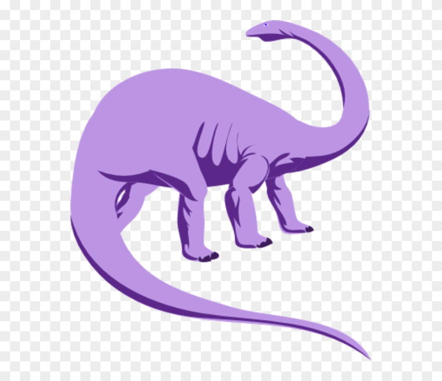 Dinosaur - Dinosaur Clip Art Purple - Png Download