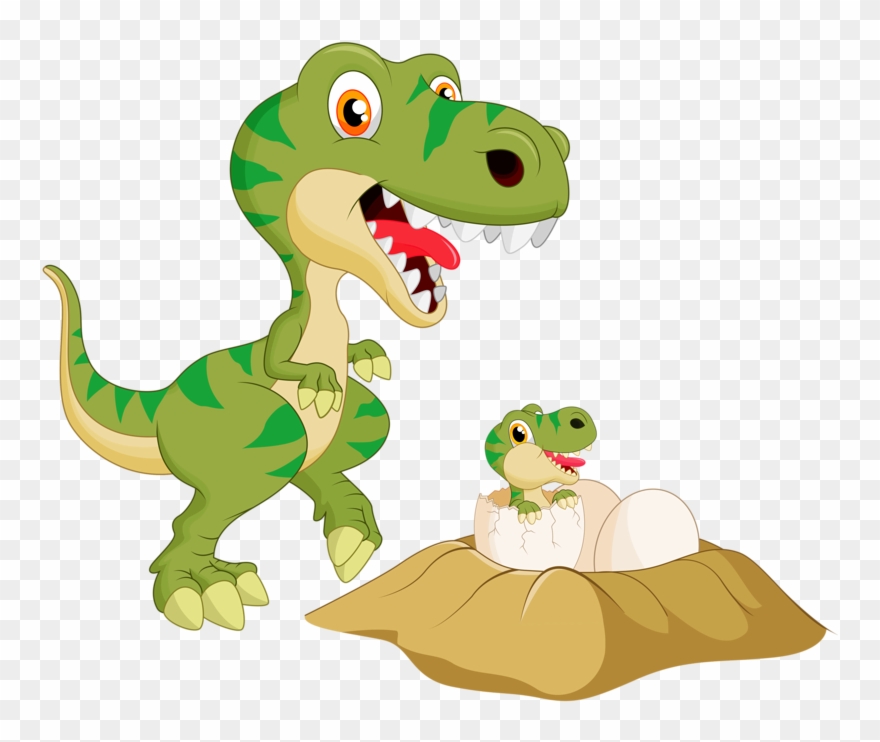 Dinosaur Bday 5 Png - Dinosaur Cartoon Clipart