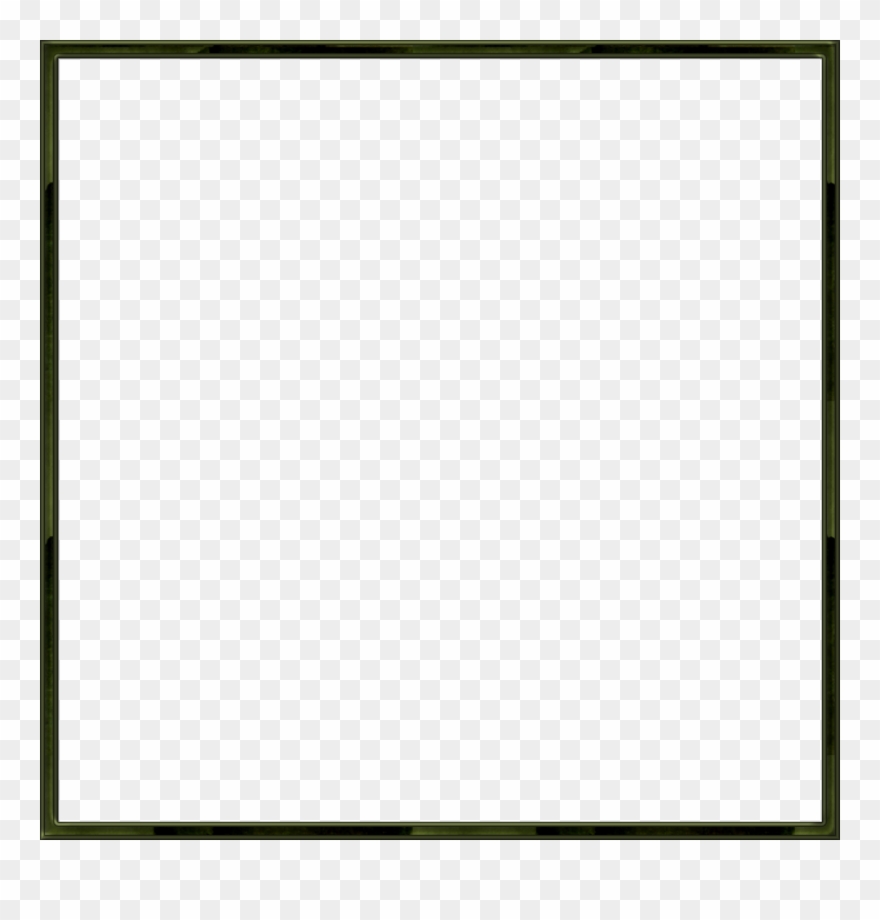 Square Picture Frames Photo Pictureblack Square Frame - Square Image Png Clipart