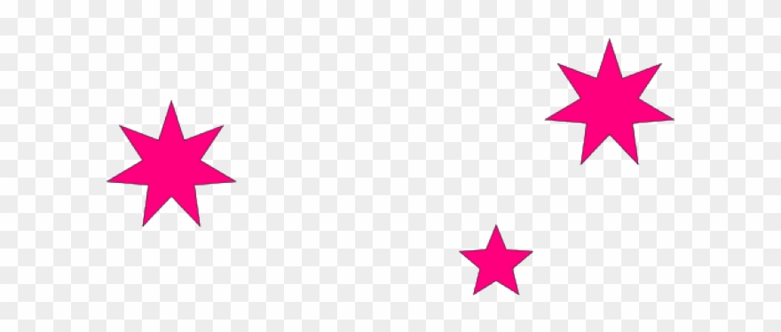 Stars Clipart Pink - Australian Southern Cross Stars Icon - Png Download