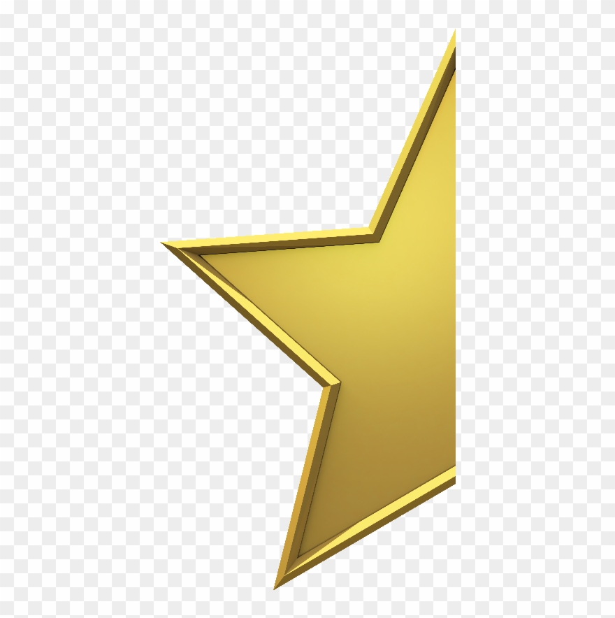 Gold Star - 3d Gold Star Png Clipart