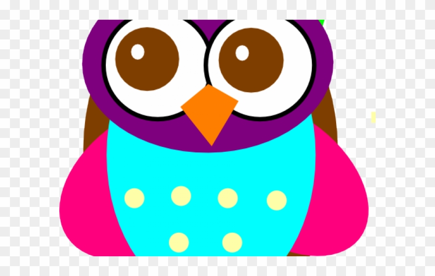Stars Clipart Owl - Сова Шаблон - Png Download
