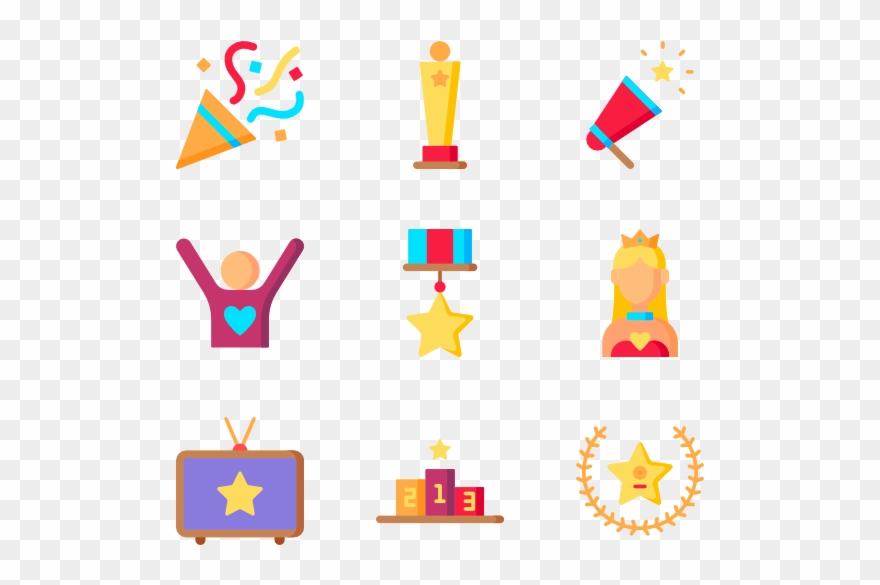 Star Icons - Recognition Icon Png Clipart