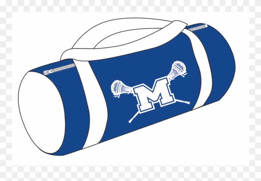 Mandeville Lacrosse White/royal - Illustration Clipart