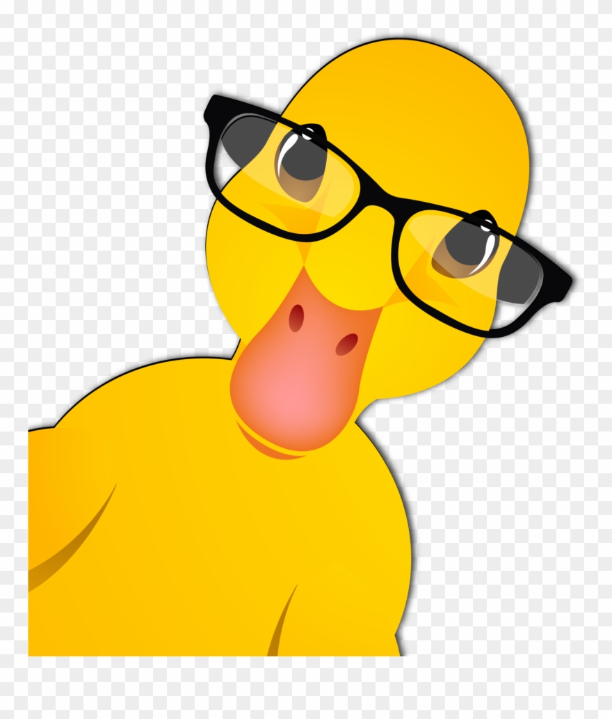 Duckling Clipart Yellow Thing - Office Duck - Png Download