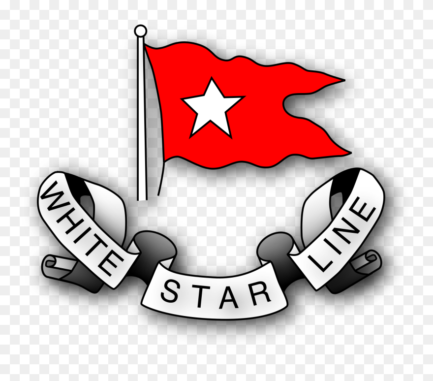 White Star Line Flag Clipart
