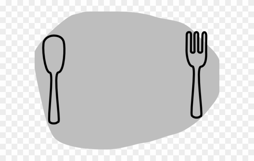 Cutlery Clipart Thanksgiving Dinner Plate - Transparent Plate Clip Art - Png Download