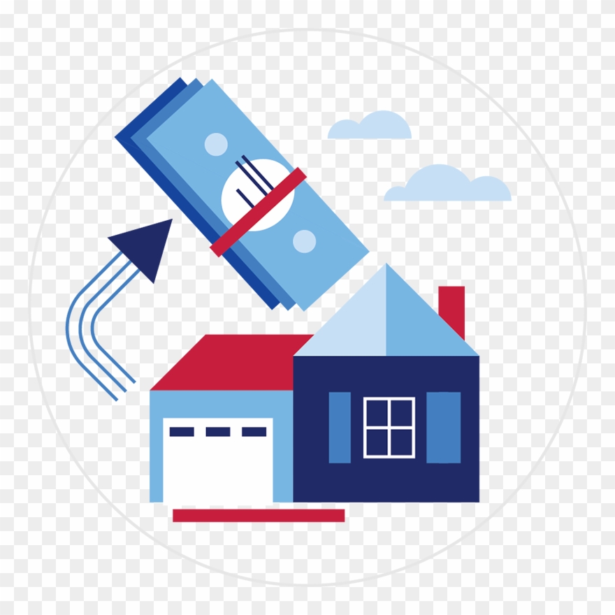 Cash-out Refinance - Refinance Mortgage Clipart