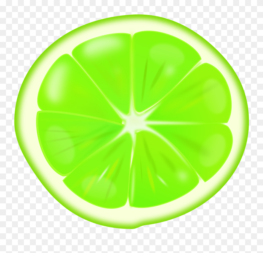 Lemon-lime Drink Orange Juice Key Lime Pie - Clip Art Lime - Png Download