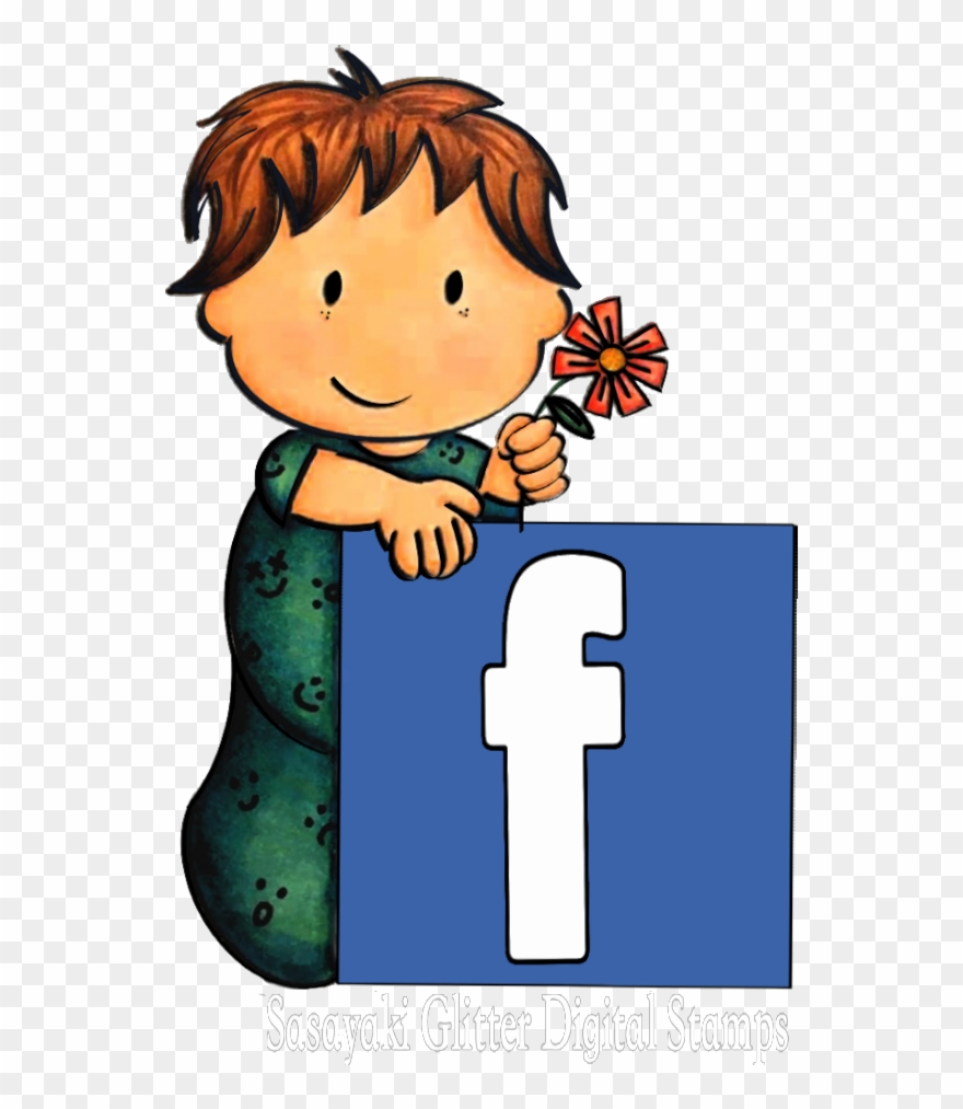 Find Us On Facebook - Cartoon Clipart
