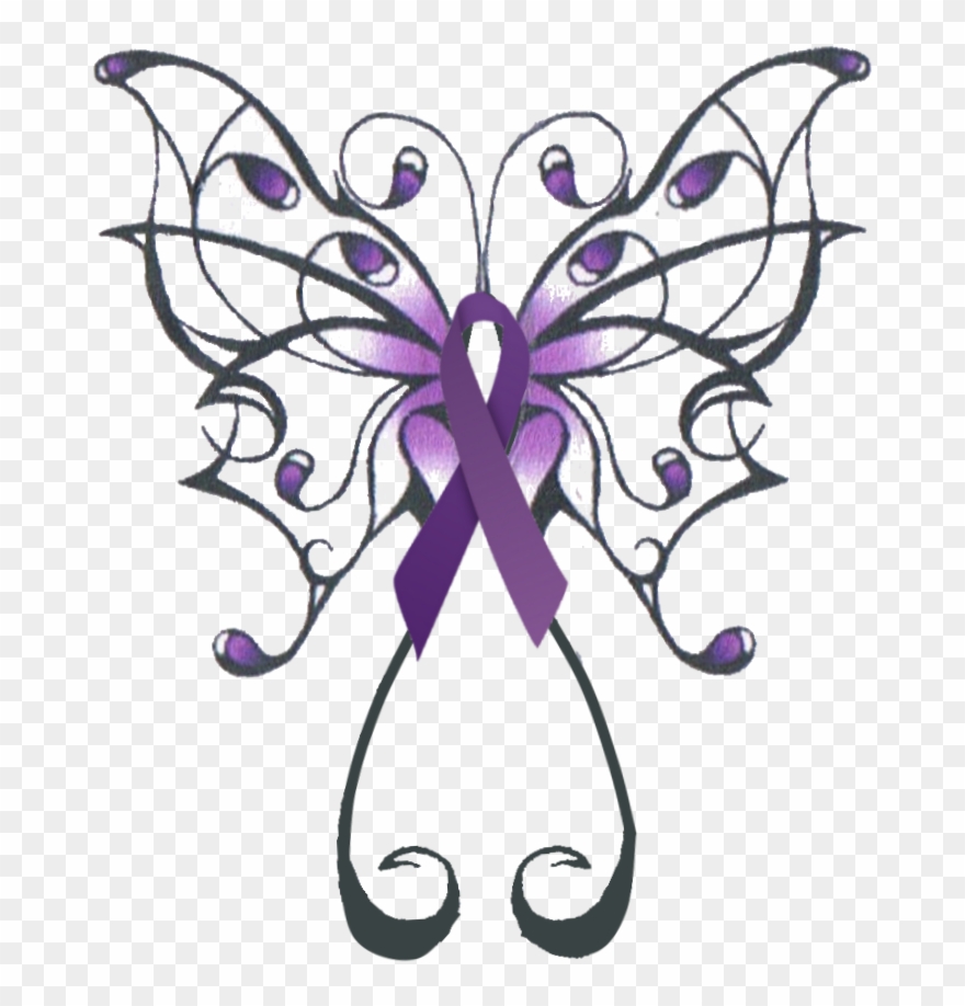 Apparently - Swirly Butterfly Tattoo Design Clipart