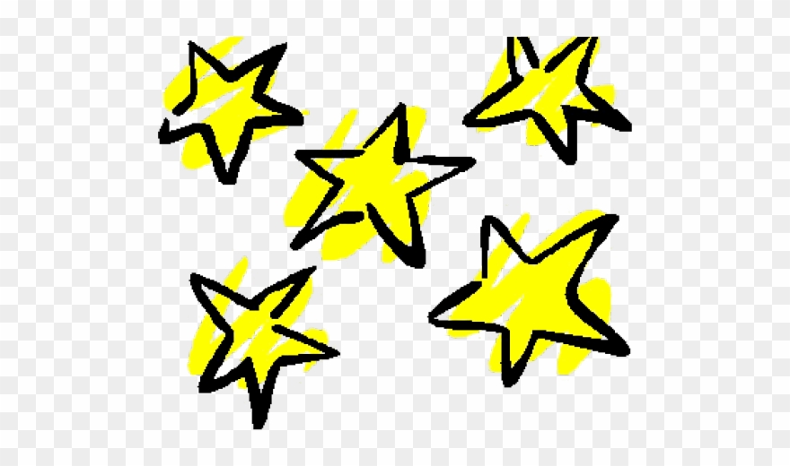 Stars Cartoon - Gold Star Clipart