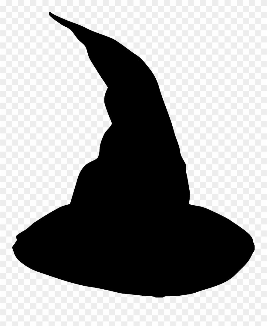 Wikiwitch Black - Witches Hat No Background Clipart