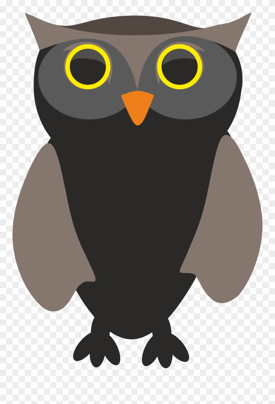 Beak Clipart Animal - Brown Owl - Tote Bags - Png Download
