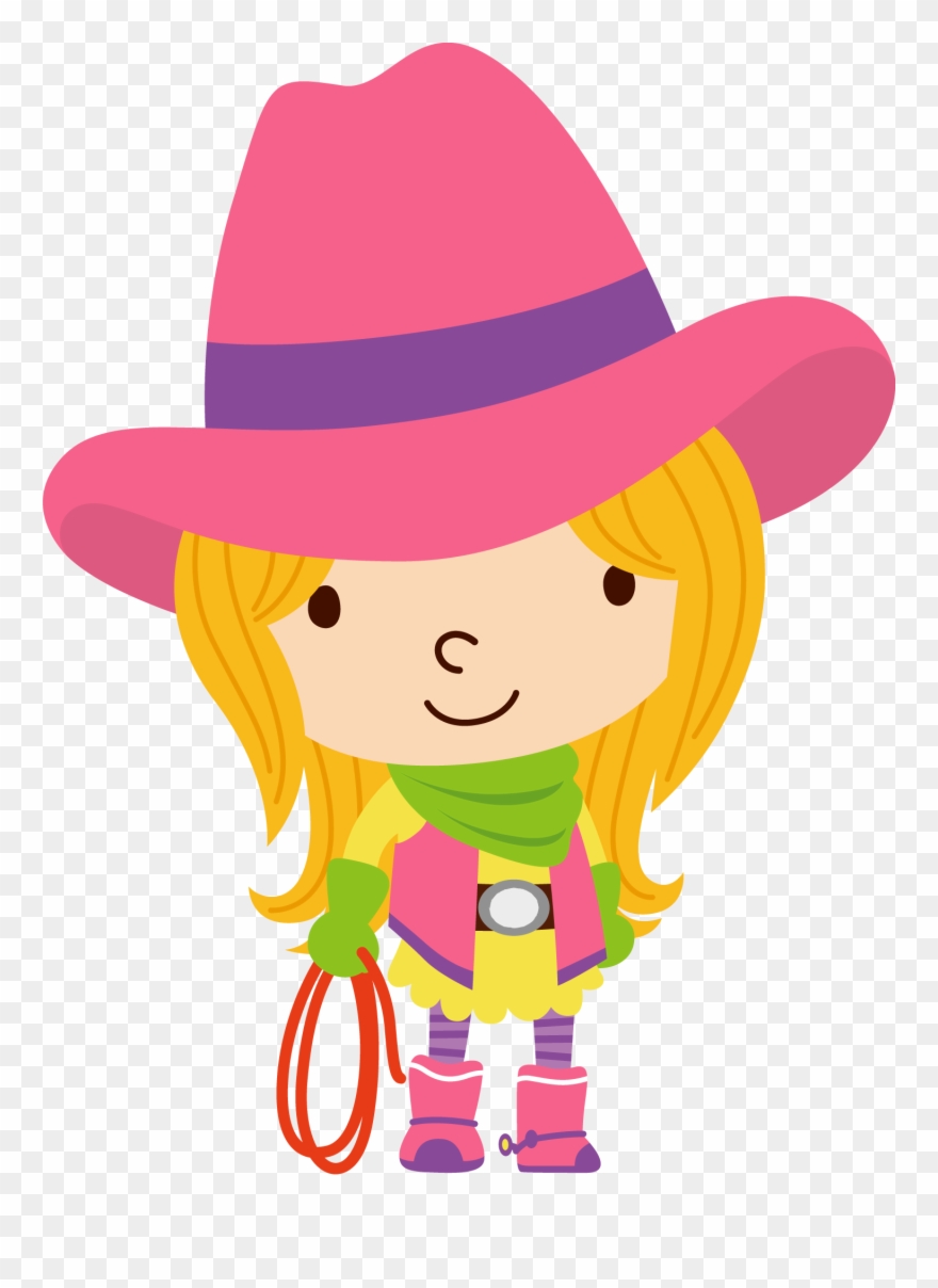 Cow Girl Wild West, Ranch, Cowboys, Westerns, Horses, - Menina Da Fazendinha Clipart