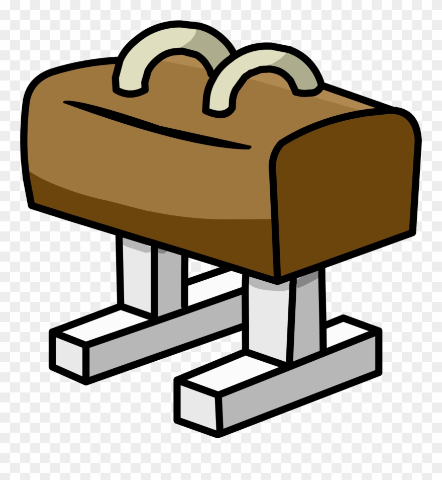 Horses Clipart Food - Gymnastics Pommel Horse Clipart - Png Download