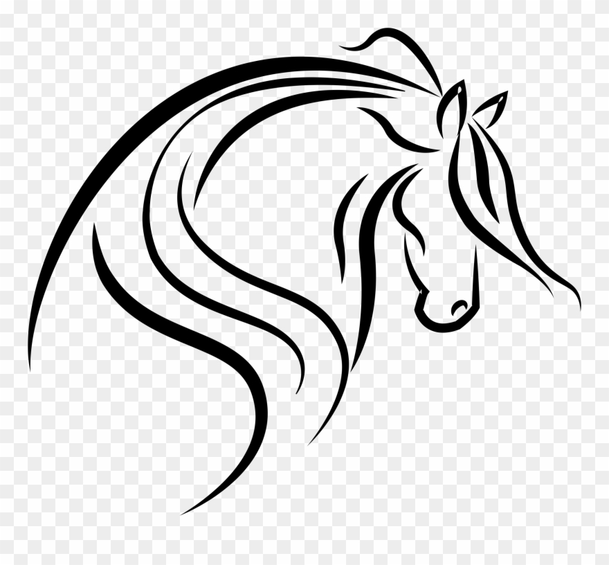 Horse Outline Images - K And T Creations Llc Clipart