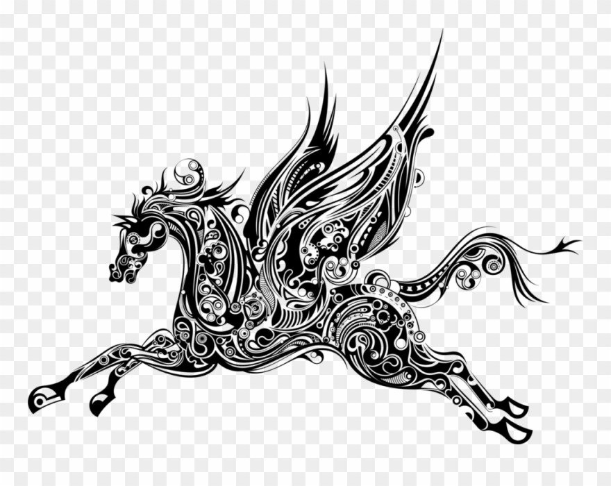 All Photo Png Clipart - Mythical Creature Pegasus Clip Art Transparent Png