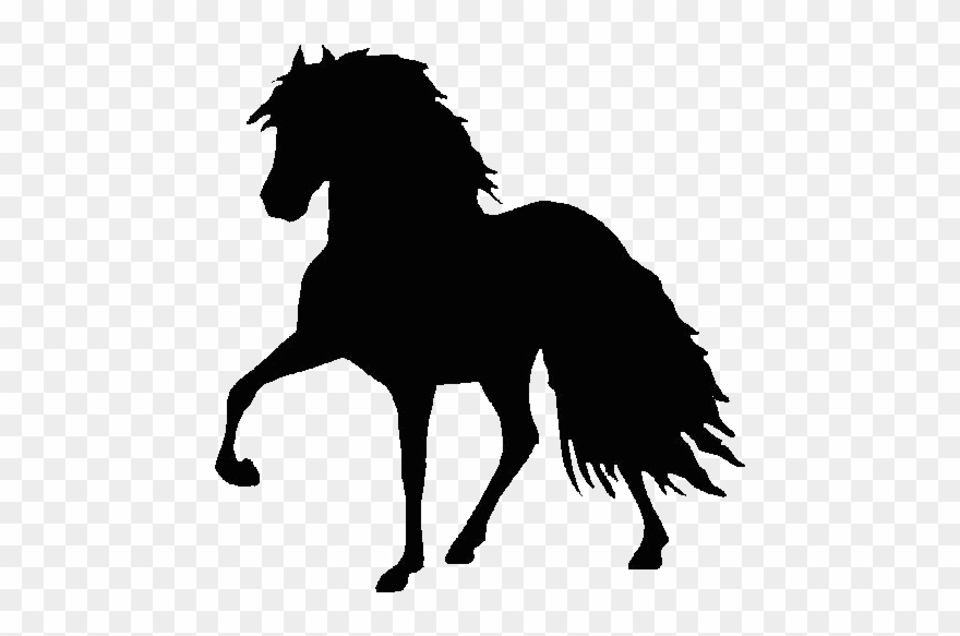 Horses Silhouettes - Transparent Horse Clipart