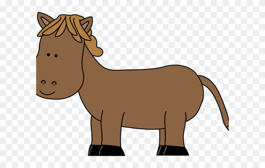 Cute Clipart Horse - Clip Art - Png Download