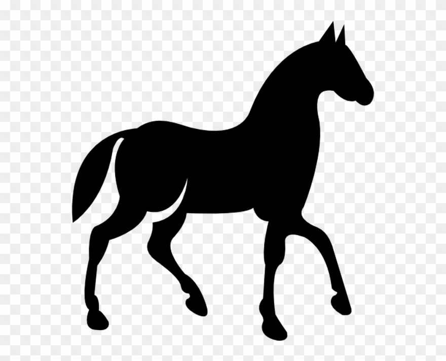Walking Horse Silhouette At Getdrawings - Icon Horse Sport Clipart
