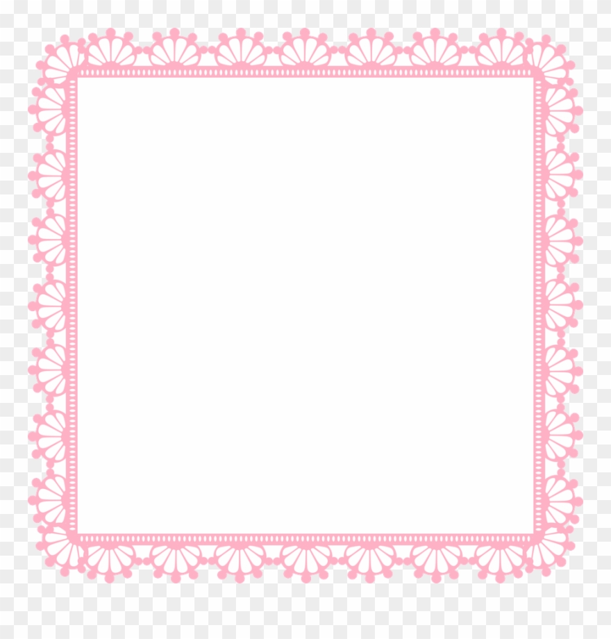 Download Printable Border, Printable Frames, Scrapbook Frames, Pink