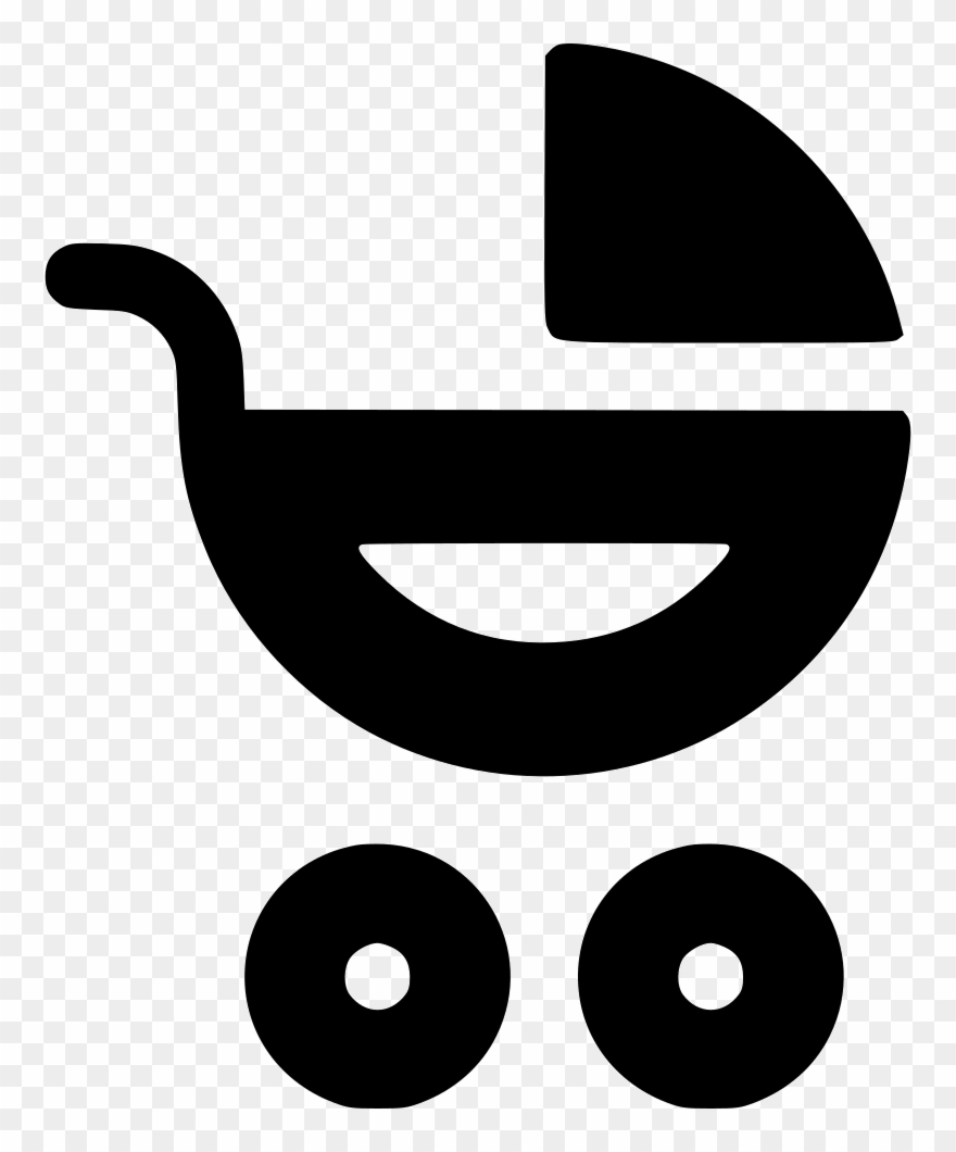 Baby Stroller Newborn - Circle Clipart