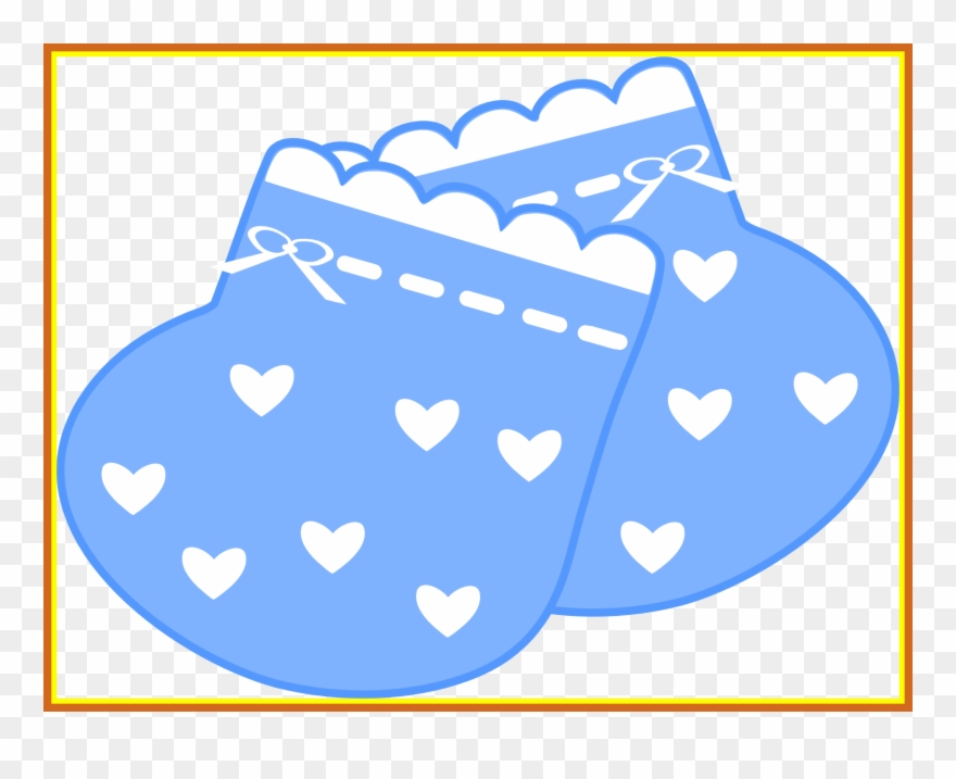 Png Free Library Baby Booties Clipart - Baby Girl Shoes Clipart Transparent Png