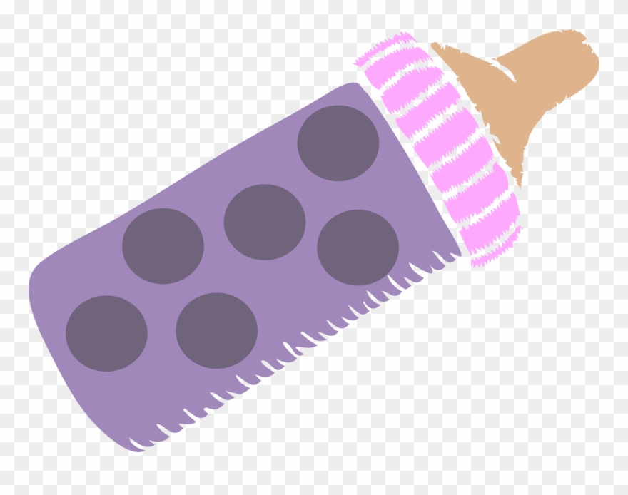 Baby Bottles Infant Pacifier Clip Art The - Pink Baby Bottle Clip Art - Png Download