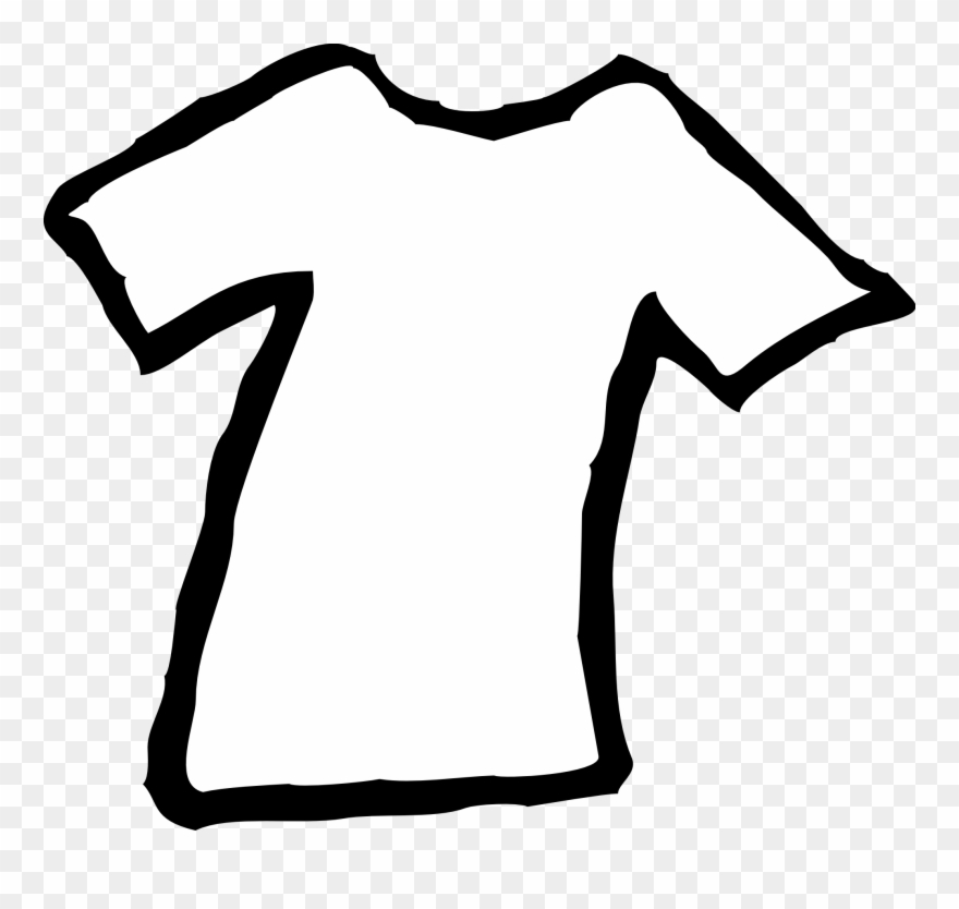 Sweater 20clipart - Clothes Clipart Black And White - Png Download