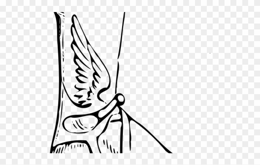 Feet Clipart Hermes - Hermes Winged Sandals - Png Download