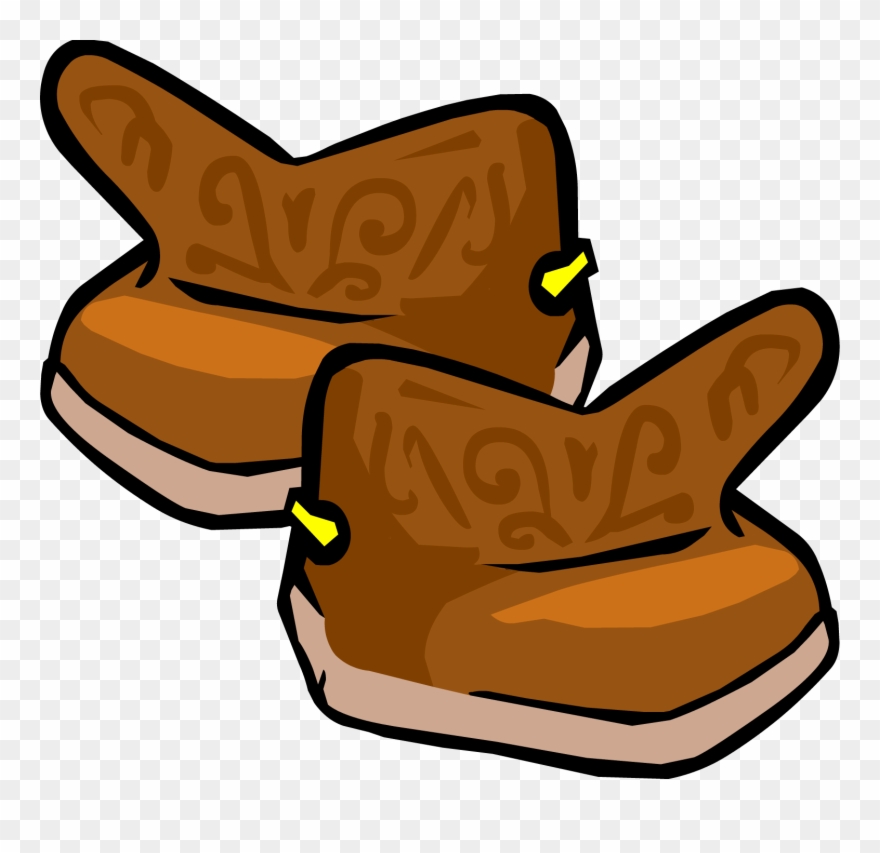 Cowboy Boots Club Penguin Wiki Fandom Powered - Boots Club Penguin Clipart