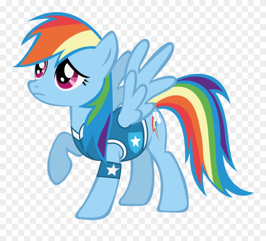 Artist Waranto Clothes Female Looking Up - Rainbow Dash Clipart