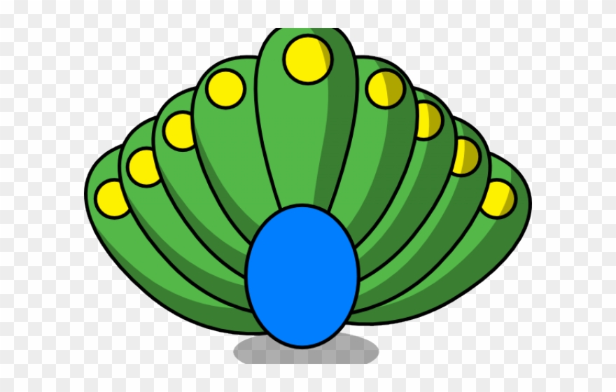 Peacock Tail Clipart - Png Download