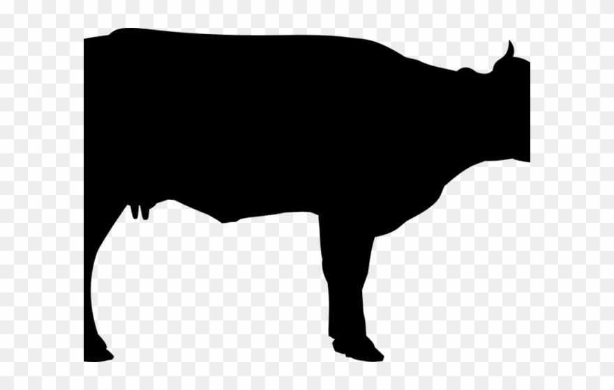 Original - Cow Silhouette No Background Clipart